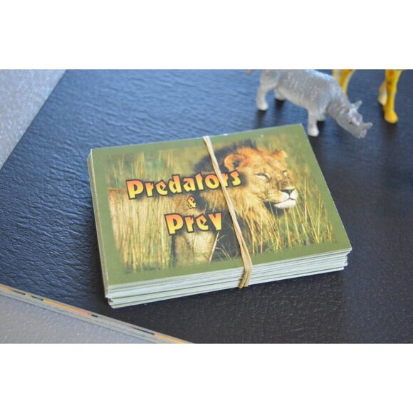 Vintage Jack Hannas Animal Adventures Predators & Prey Board Game 1999 Complete - Picture 9 of 15